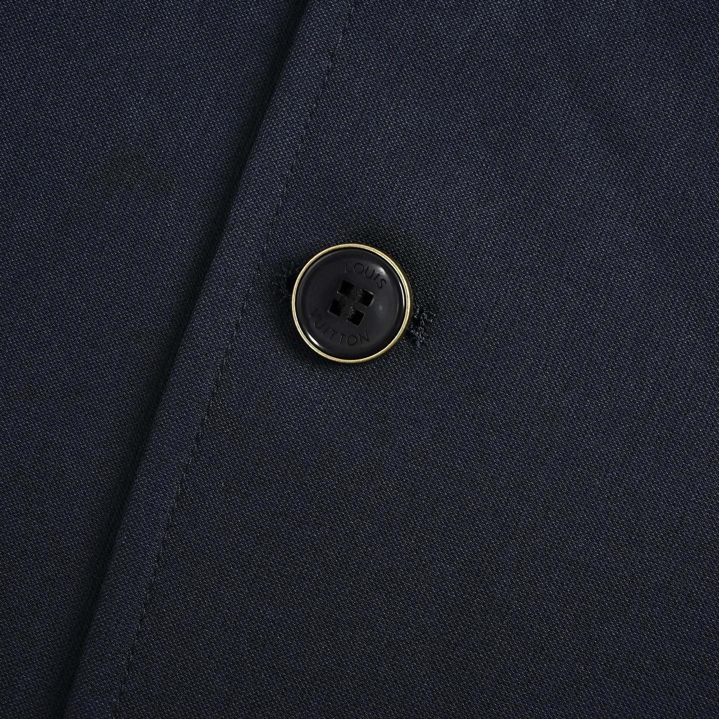 Louis Vuitton Pocket Embroidered Single Breasted Suit Jacket